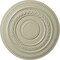 Ekena Millwork Oldham Ceiling Medallion (Fits Canopies up to 8 5/8"), Hand-Painted Clear Yellow, 18"OD x 1 1/4"P CM18OLCYF - alternate 1